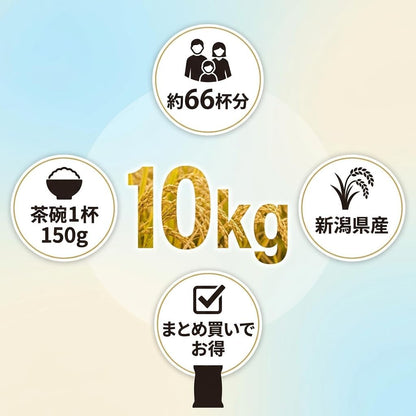 新潟コシヒカリ ブレンド米 訳あり品 精白米 10kg