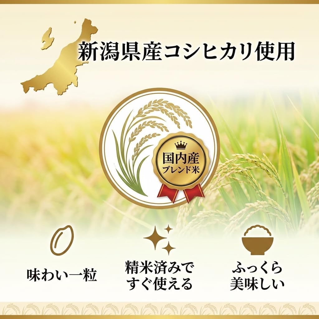 新潟コシヒカリ ブレンド米 訳あり品 精白米 10kg